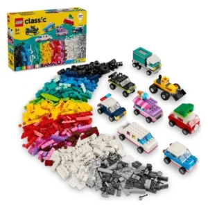 LEGO Classic 11036 – kutija i sostaveni vozila