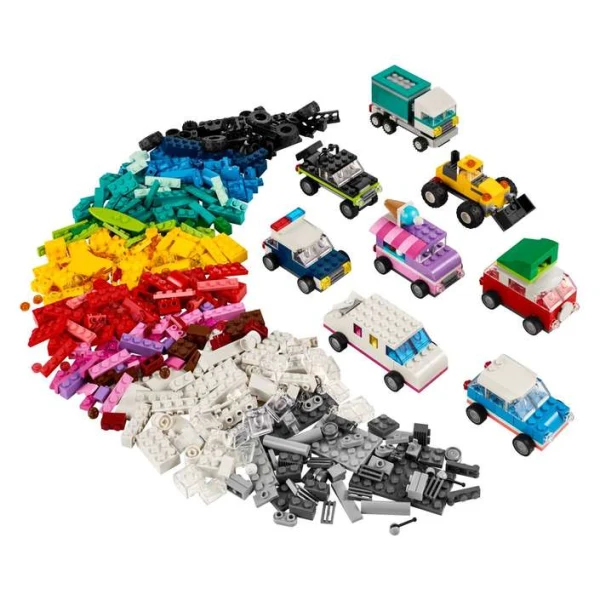 LEGO Classic 11036 – shareni kocki i gotovi vozila