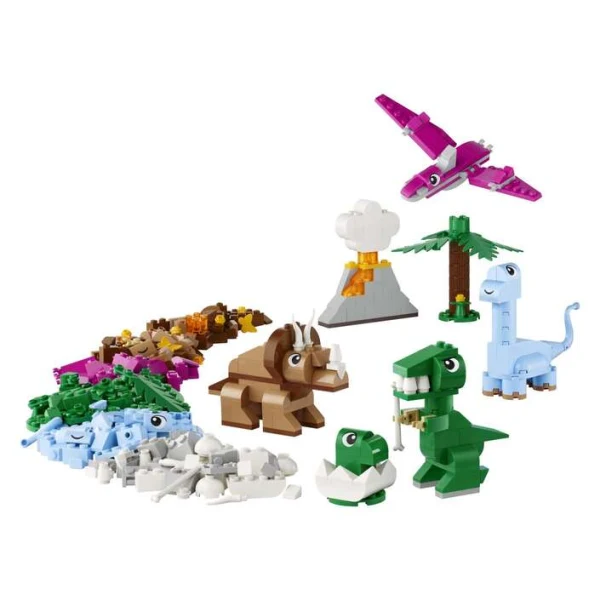 LEGO Classic 11041 – sostaveni dinosaurusi so vulkan