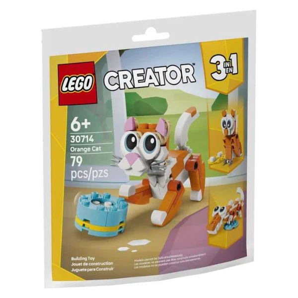 LEGO Creator 30714 portokalova machka 3 vo 1