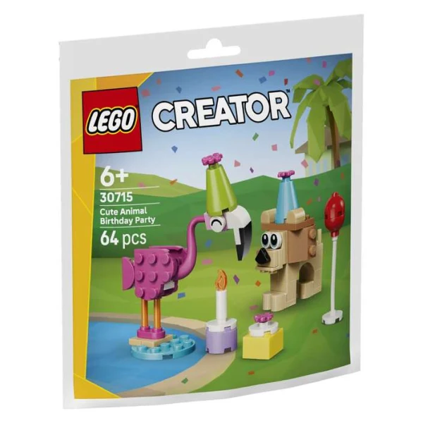 LEGO Creator 30715 rodendenska zabava so slatki zhivotni