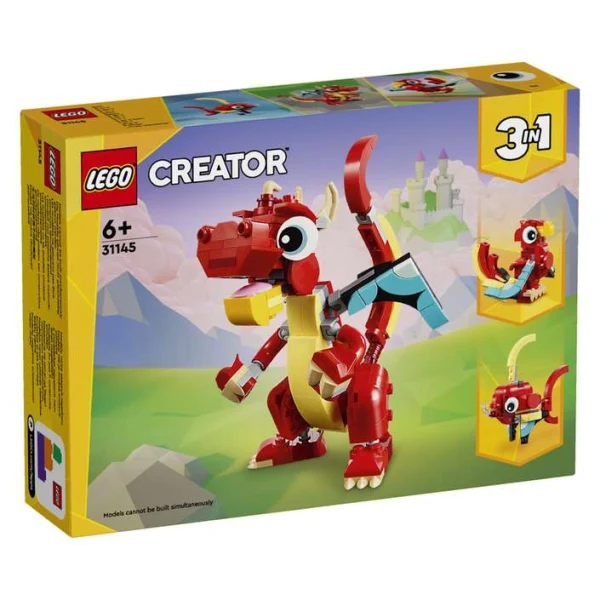 LEGO Creator 31145 crven zmej 3 vo 1