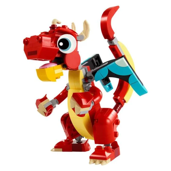 LEGO Creator 31145 – sostaven crven zmej so krilja i rogovi