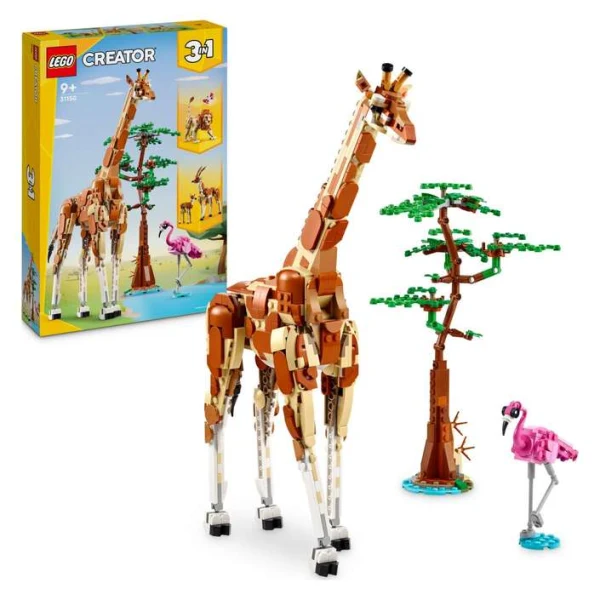 LEGO Creator 31150 – kutija i sostavena zhirafa