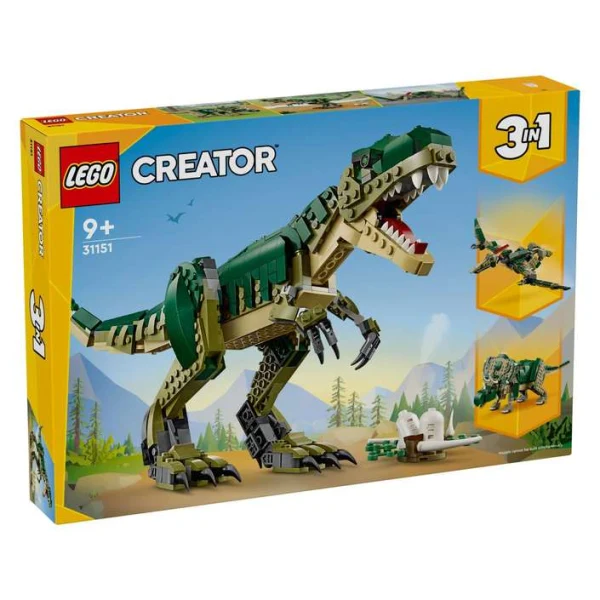 LEGO Creator 31151 tiranosaurus reks 3 vo 1