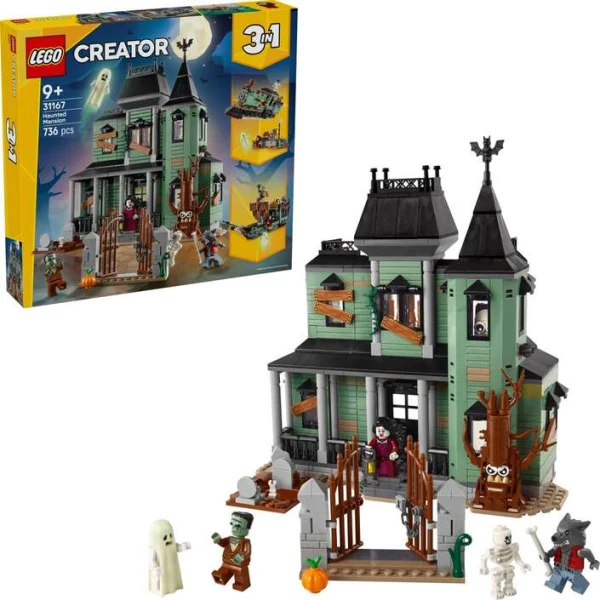 LEGO Creator 31167 – kutija i sostavena kukja na duhovi