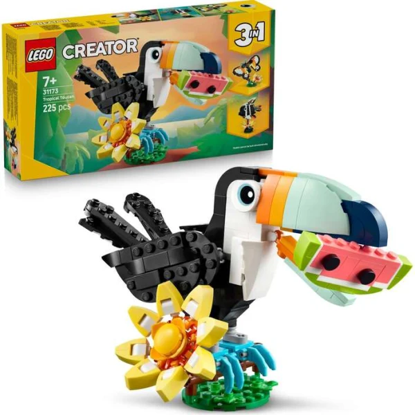 LEGO Creator 31173 – sostaven tukan so parche lubenica