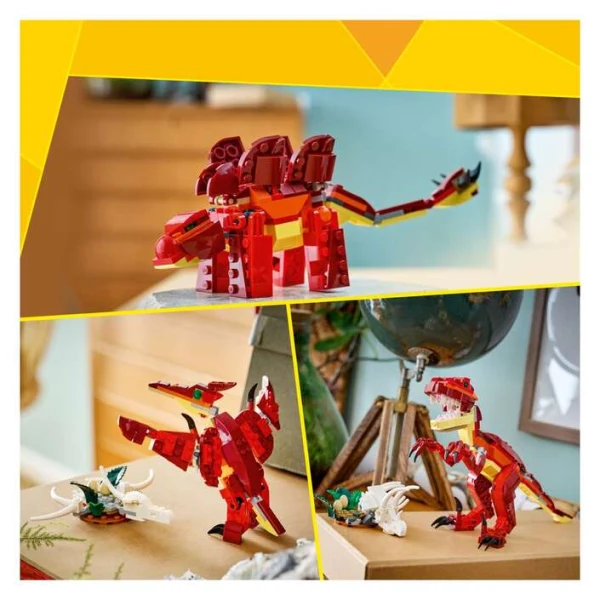LEGO Creator 31379 – trite modeli: velociraptor, stegosaurus i pterosaurus