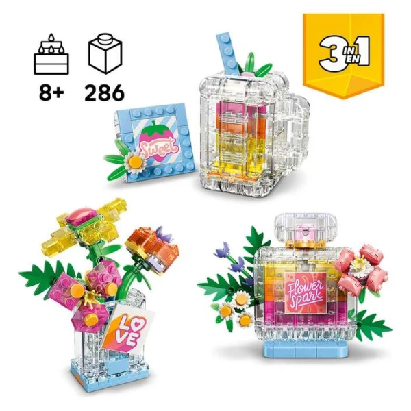 LEGO Creator 31383 – trite modeli: parfem, vazna i smuti