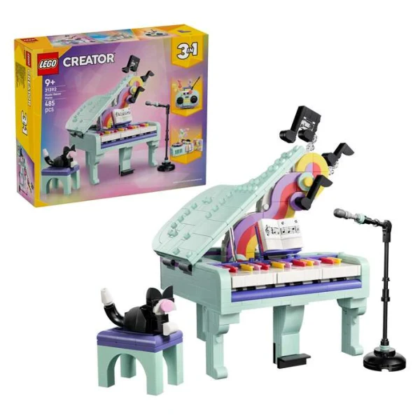 LEGO Creator 31392 pijano so machka 3 vo 1
