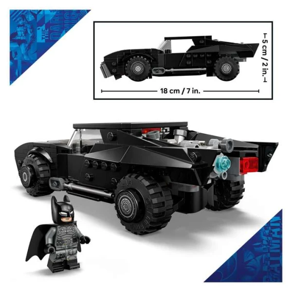 LEGO DC 76332 – Batmobile so mera na dolzhinata