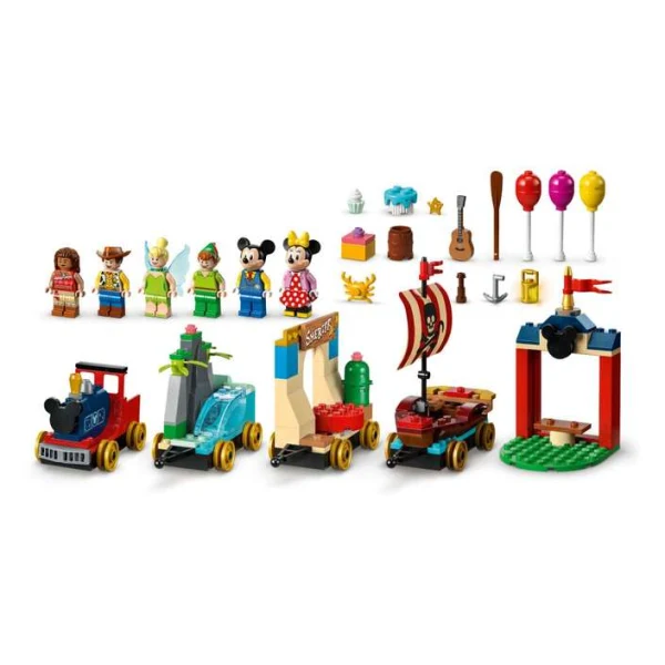 LEGO Disney 43212 – vagonite i figurite na paradata