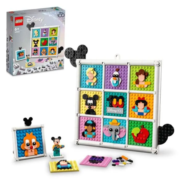 LEGO Disney 43221 – kutija i sostaven kolazh od ikoni
