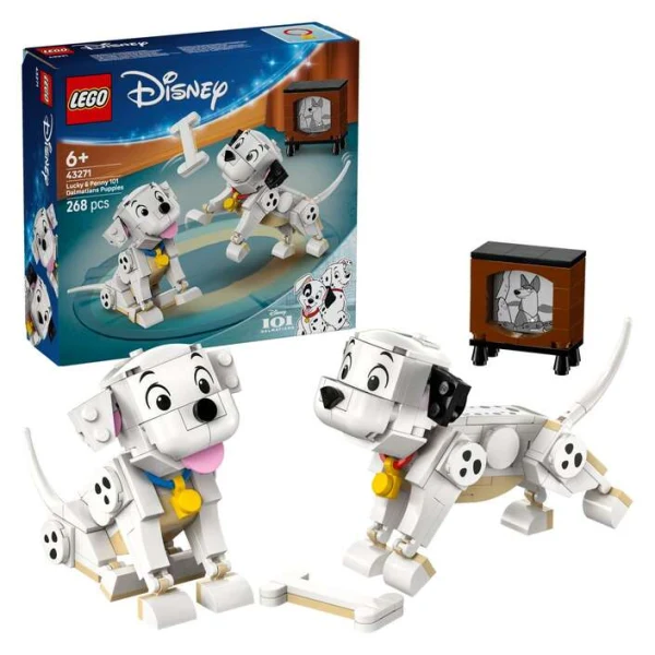 LEGO Disney 43271 – kutija i kuchenca so televizor i koska