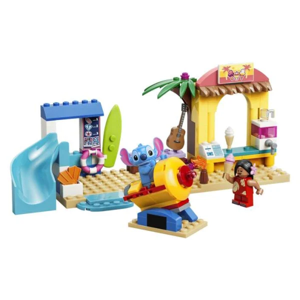 LEGO Disney 43280 – sostavena plazha so prodavnica, lizgalka i shtand