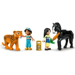 LEGO Disney Princess 43208 – Jasmin, Mulan, tigarot Radzha i konjot Kan