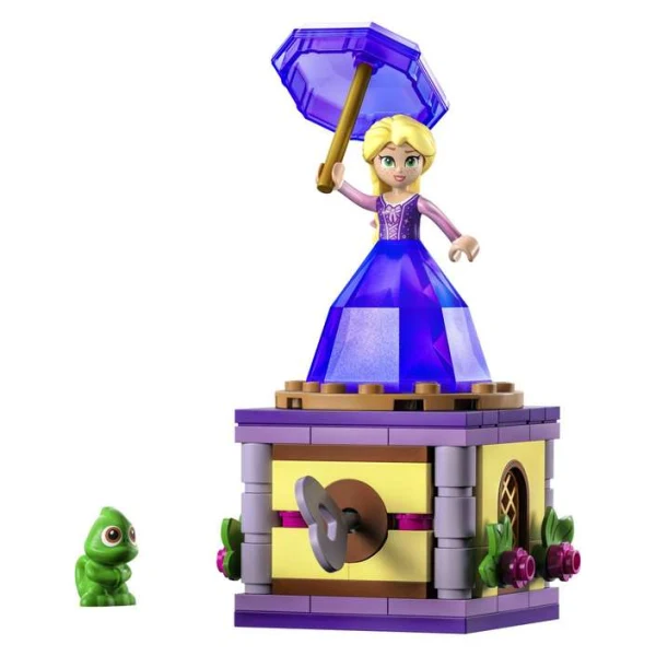 LEGO Disney Princess 43214 – Rapuncel na postolje so kluch i Paskal