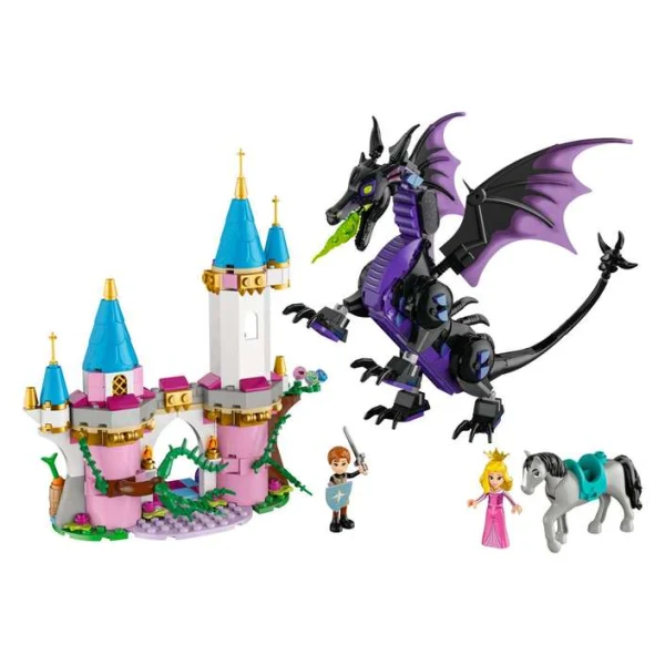 LEGO Disney Princess 43240 – sostaven zmej pokraj most i kula