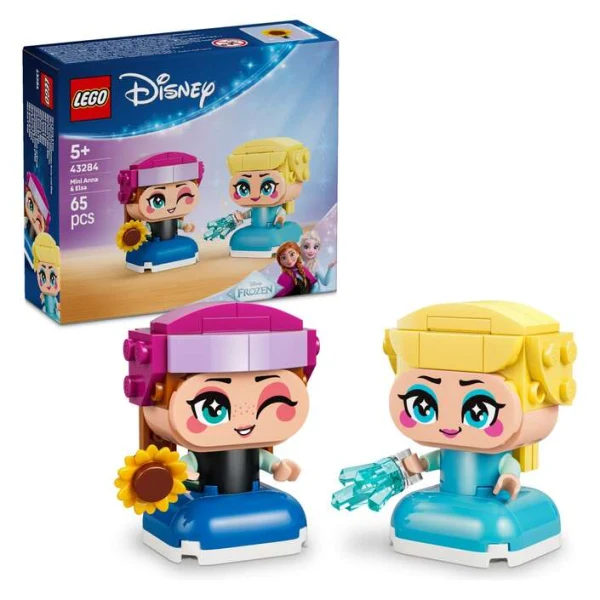 LEGO Disney Princess 43284 – kutija i sostaveni figurini so sonchogled i mraz
