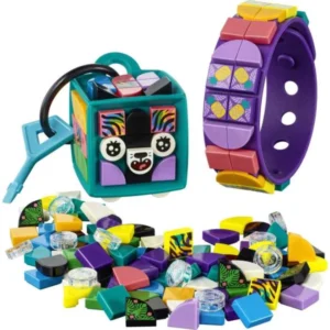 LEGO DOTS 41945 neonski tigar narakvica i privrzok za torba
