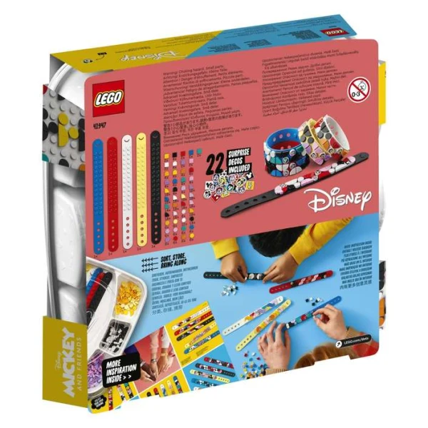 LEGO DOTS 41947 – zadna strana na kutijata