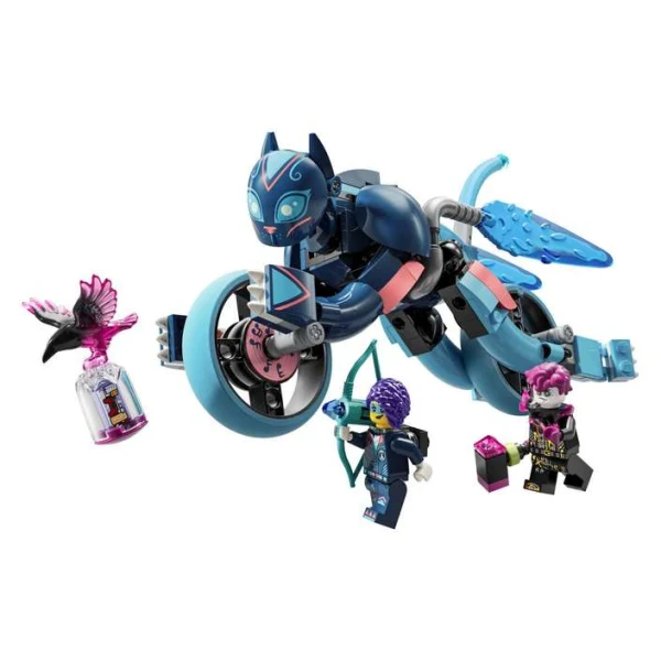 LEGO DREAMZzz 71479 – sostavena machka-motor i minifigurite