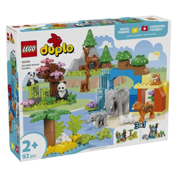 LEGO DUPLO 10446 semejstva od divi zhivotni 3 vo 1