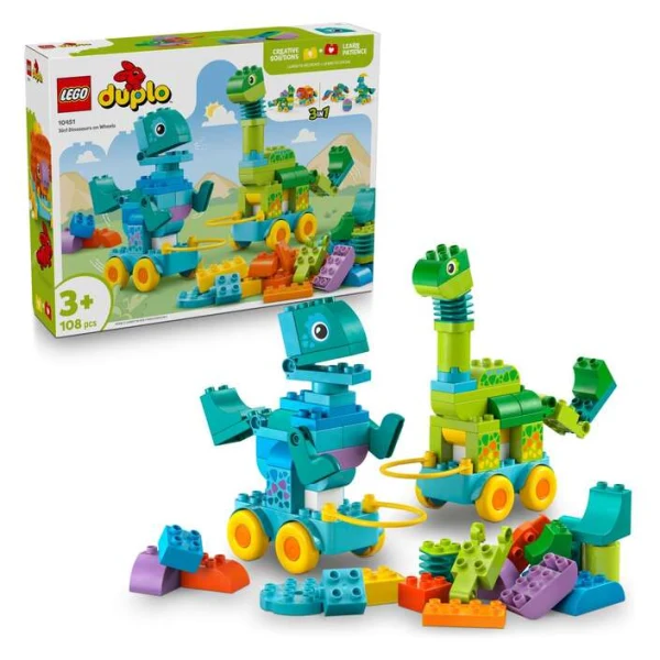 LEGO DUPLO 10451 – kutija i sostaveni dinosaurusi
