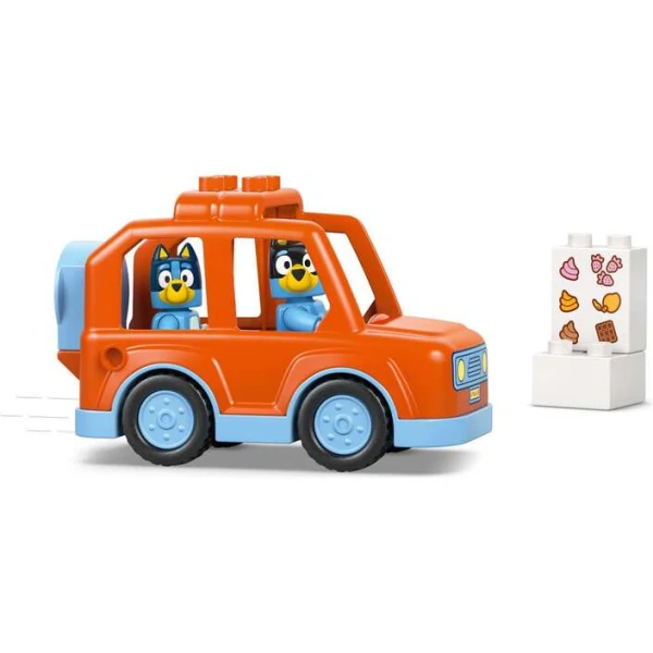 LEGO DUPLO 10458 – avtomobilot so Bluey i tatko
