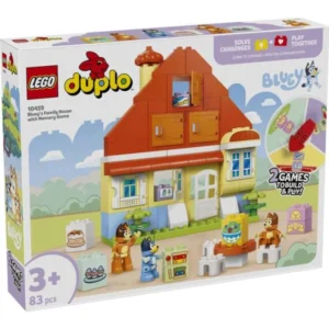LEGO DUPLO 10459 kukjata na Bluey so igra na memorija
