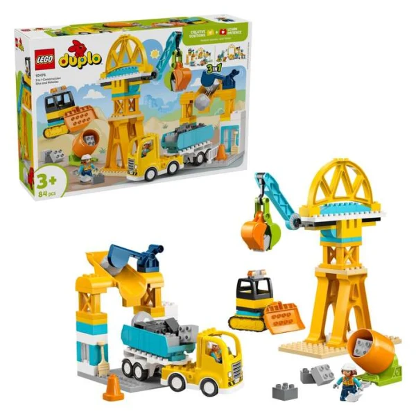 LEGO DUPLO 10476 – kutija so sostaveno gradilishte