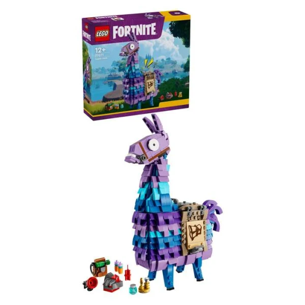 LEGO Fortnite 77071 – kutija i sostavena lama