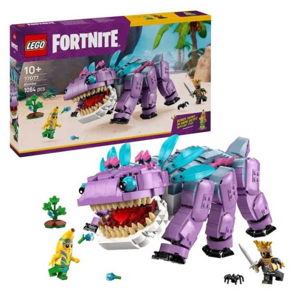 LEGO Fortnite 77077 – kutija i sostaven model