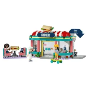LEGO Friends 41728 – sostaven snek bar so mini-kukli i skejtbord