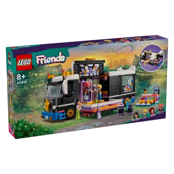 LEGO Friends 42619 avtobus za turneja na pop dzvezda