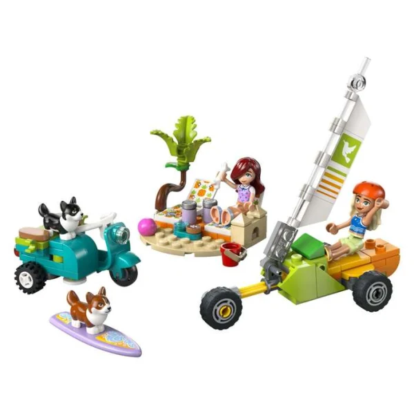 LEGO Friends 42641 – sostaveni skuter i kopnena edrilica so kuchenca