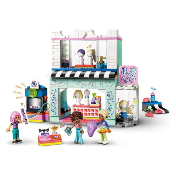 LEGO Friends 42662 – salonot i prodavnicata od druga strana