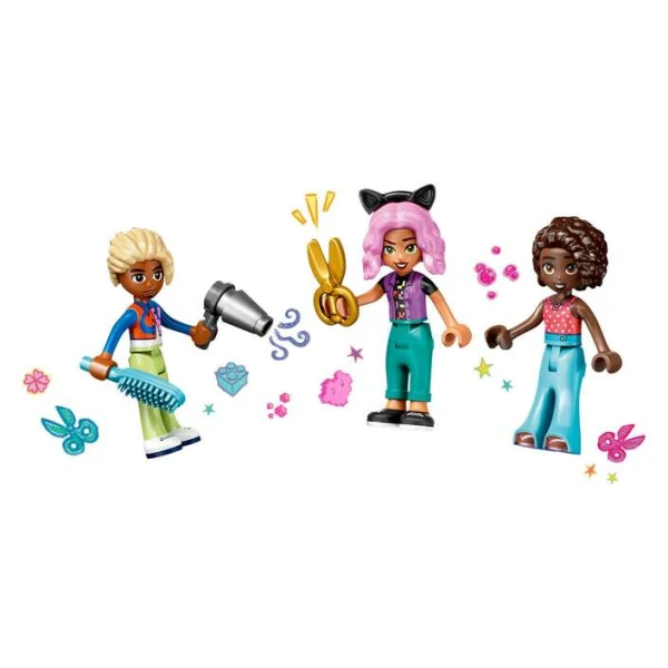 LEGO Friends 42662 – tri figuri so perichki i dodatoci