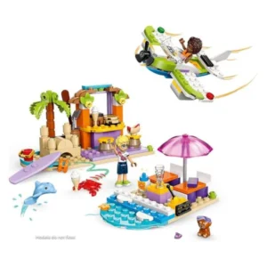 LEGO Friends 42672 – sostavena plazha so hidroplan, palma i delfin