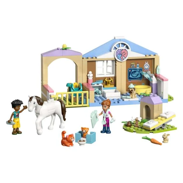 LEGO Friends 42696 – sostavena klinika so shtala za konj