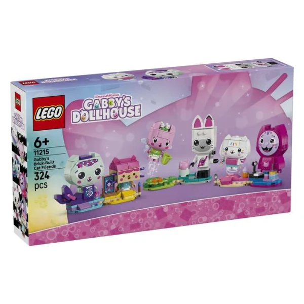 LEGO Gabby's Dollhouse 11215 machkite prijateli na Gabi od kocki