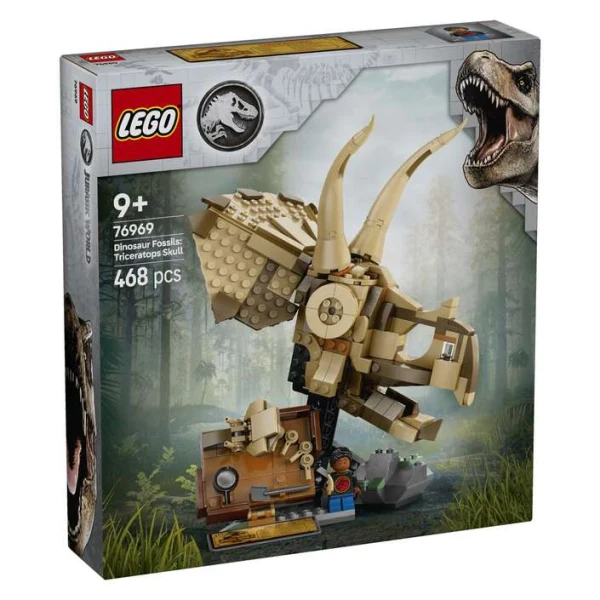 LEGO Jurassic World 76969 fosili na dinosaurusi cherep na triceratops