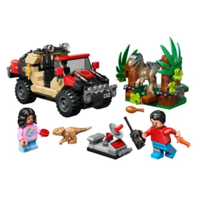 LEGO Jurassic World 76972 – terensko vozilo, raptor i dve minifiguri