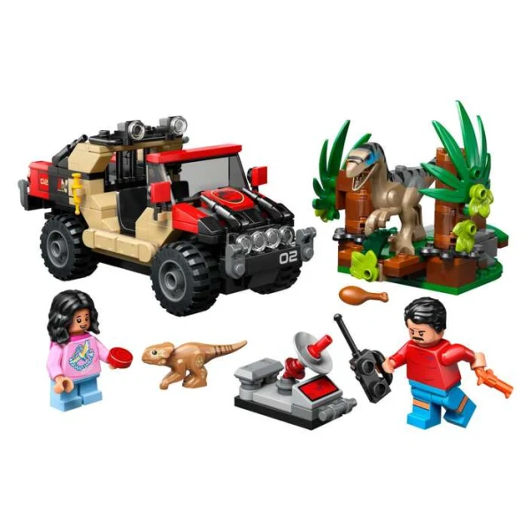 LEGO Jurassic World 76972 – terensko vozilo, raptor i dve minifiguri