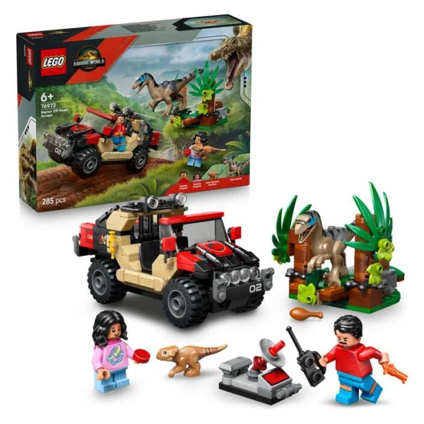 LEGO Jurassic World 76972 – kutija i sostaven komplet