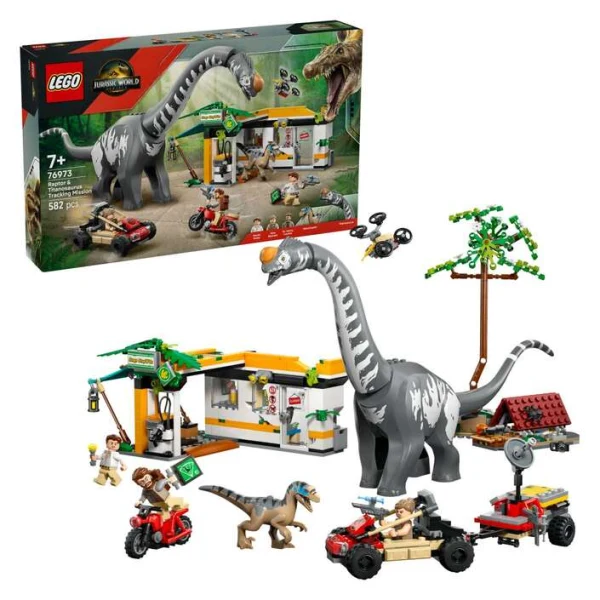LEGO Jurassic World 76973 – kutija i sostaven komplet