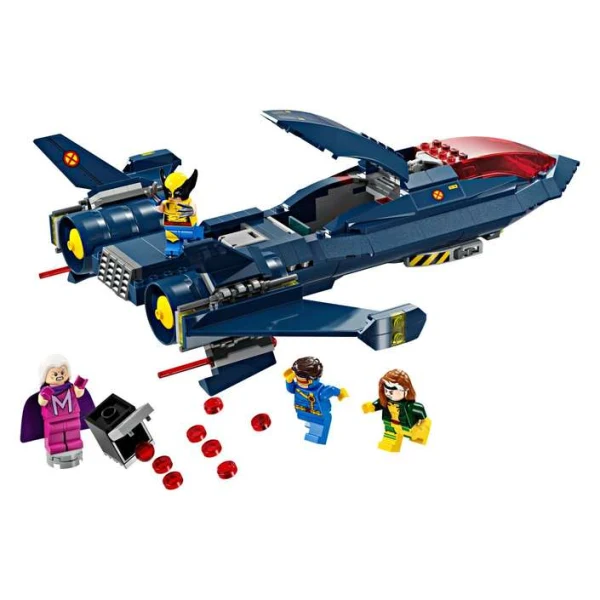 LEGO Marvel 76281 – sostaven X-Jet so figurici