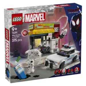 LEGO Marvel 76311 Spider-Verse Miles Morales nasproti Spot