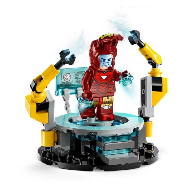 LEGO Marvel 76315 – Iron Man na platforma so zholti race