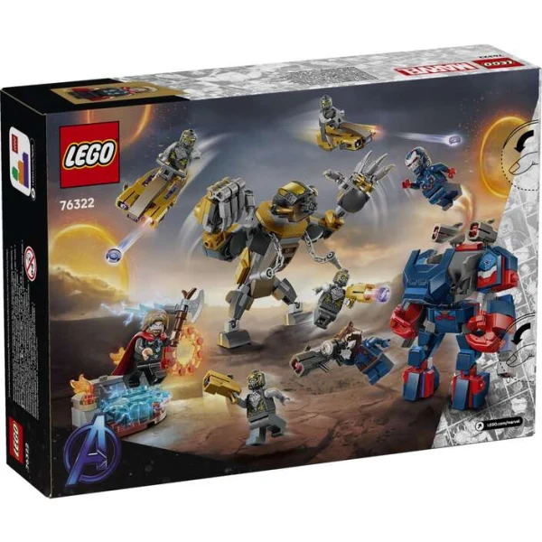 LEGO Marvel 76322 Avengers Endgame Thor nasproti Chitauri
